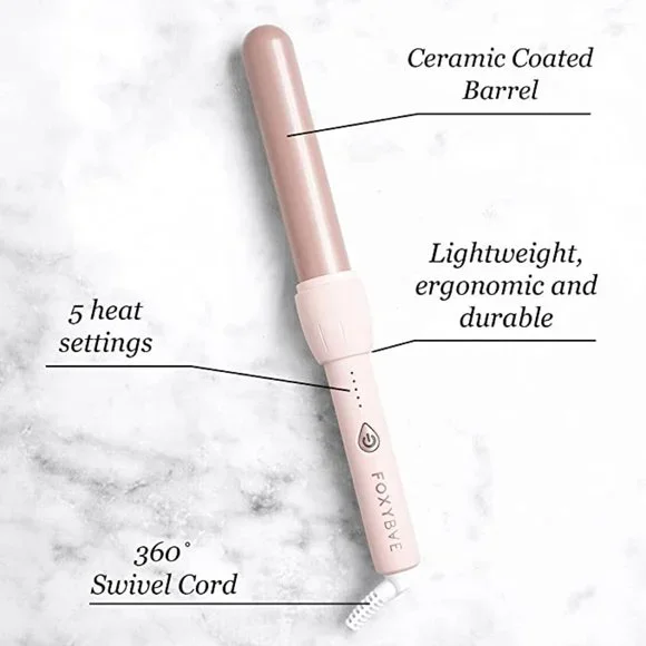 FOXYBAE Baby Blush Professional Ceramic Tourmaline Curling Wand - Picture 5 of 5